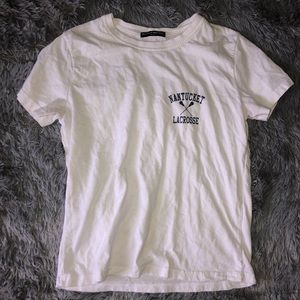 brandy melville nantucket lacross tee